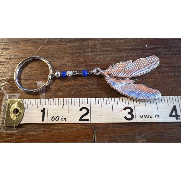 Native American Key Chain Set Feather Dream Catcher Silver - Picture 10 of 16